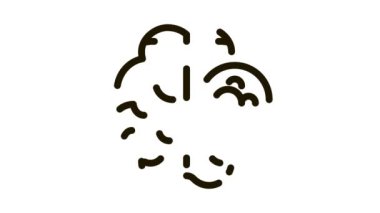 İnsan beyin simgesi canlandırması