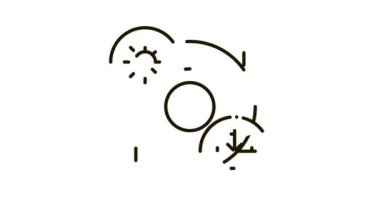 Yaz lastiklerini kış lastikleriyle değiştirmek Simge Canlandırması