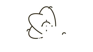 atom molekülü Simge Canlandırması