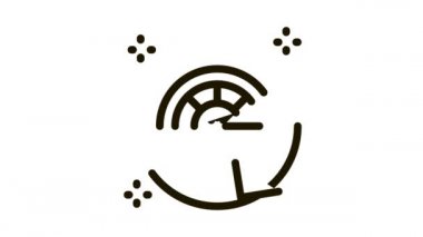 araba tekerleği temizleme simgesi canlandırması