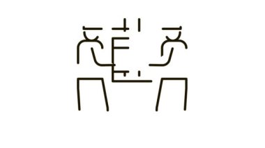 Solar Kurulum işçileri Simge Canlandırması