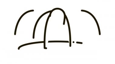 Futbol Hayran Şapkası Simgesi Canlandırması