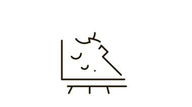 Meditasyon Simgesi Canlandırması için Çizim