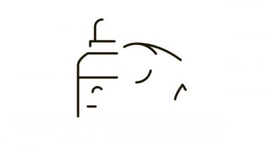 Göz damlası simge canlandırması