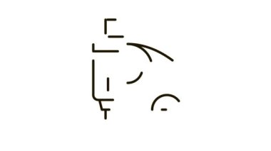 Glaucoma Simgesi Canlandırması için Şırınga