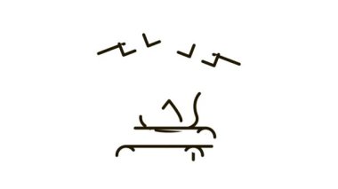 Doğa Piknik Simgesi Canlandırması