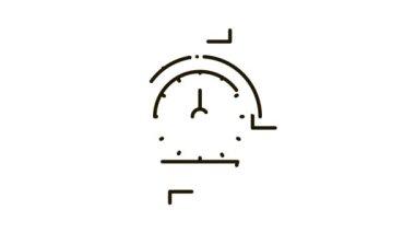 İsviçre Saat Simgesi Canlandırması