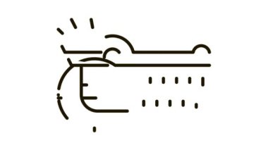 Kutsal Totem Hayvan Baş İllüstrasyonu