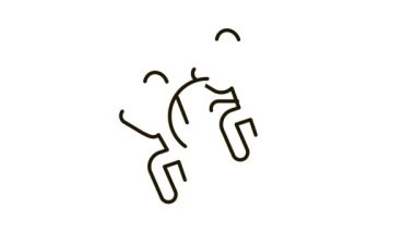 Çalışan Spor Simgesi Canlandırması