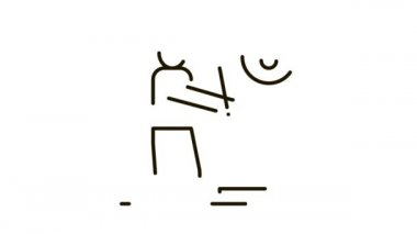 İnsan Yıkama Simgesi Canlandırması