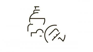 Sıvı Şişe Simgesi Canlandırması