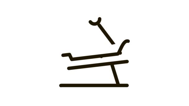 Båt swing ikon Animation — Stockvideo