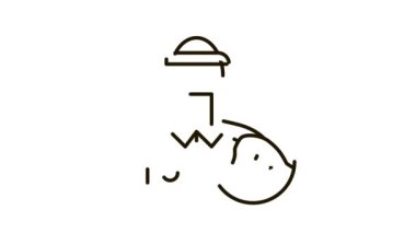 Erkek Jokey Simgesi Canlandırması