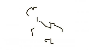 İtalya Ülke Haritası Simge Canlandırması