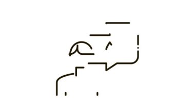 Erkek Konuşması Simge Canlandırması