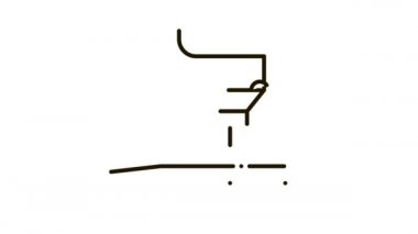 Bıçak Üretim Simgesi Canlandırması