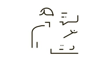 İnsan Konuşan Simge Canlandırması