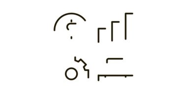 Madeni Para Veri Kutusu Simgesi Canlandırması