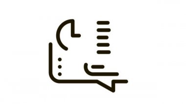 İstatistik Raporu Konuşan Simge Canlandırması