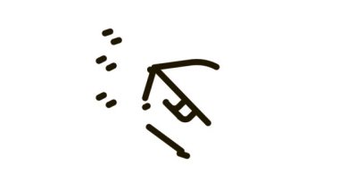 Okçuluk Oklu Çanta Simge Canlandırması