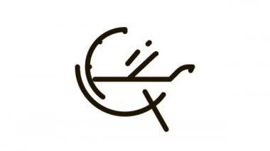 Uçak Uçma Zamanı ya da Geç Kalma Simgesi Canlandırması