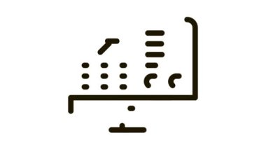 Uçuş Bilgileri Web Sitesi Simgesi Canlandırması