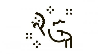 Destek Grupları Simgesi Canlandırması Olan Kız