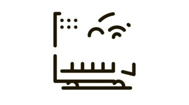 Otobüs Wi-Fi Sinyal Simgesi Canlandırması