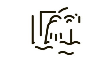 Akıllı Hidroelektrik Santrali Simge Canlandırması