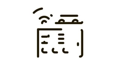 Wi-Fi Simgesi Canlandırması ile Konum belirleme Makineleri