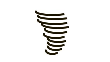 Tornado Kasırga Simgesi Canlandırması
