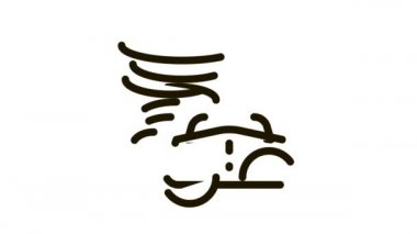 Dürbün Tornado Simgesi Canlandırması