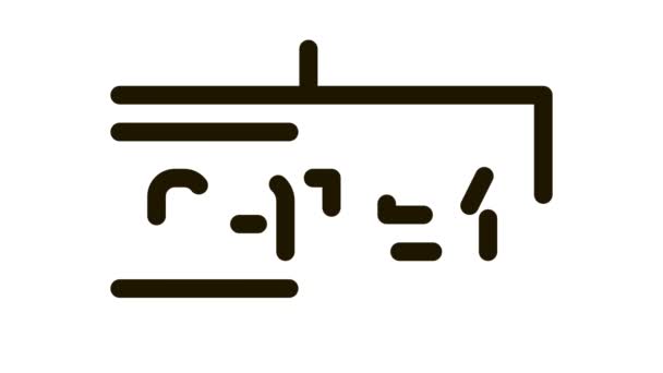 문 애로우 방향 타블렛 아이콘 애니메이션 — 비디오