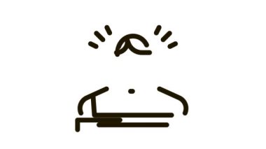 Stres Çalışan Adam Simgesi Canlandırması