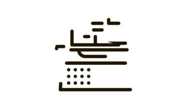 Yazıcı Daktilo Simgesi Canlandırması