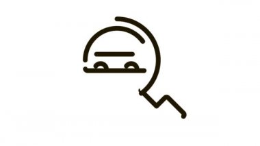 Araç Araması Simgesi Canlandırması