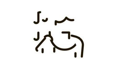 Mikrofonlu Kadın Şarkıcı Resital Simgesi Canlandırması