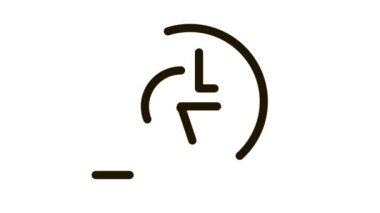 Merkezde Yuvarlak Grafik Çevik Ok İşaretli Simge CanlandırmasıComment