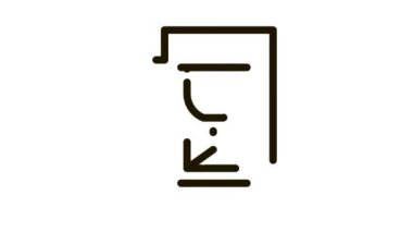 Dosya Çevrimiçi Element Simgesi Canlandırmasına Kum Saati