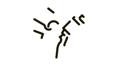 Kemik Simgesi Canlandırmasına Şırınga Aşısı