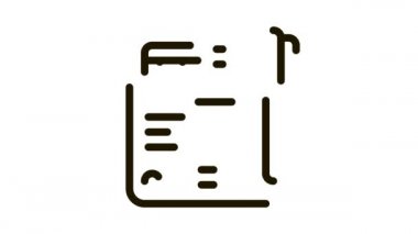 İş Sözleşmesi Çalışma Tablosu ve Kalem Simgesi Canlandırması