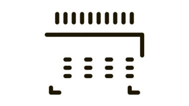 Ev Elektronik Isıtma Ekipmanı Simge Canlandırması