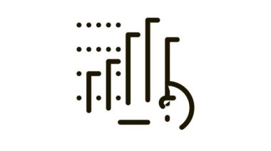 Finansal Grafik Çizelgesi ve Madeni Para Simgesi Canlandırması