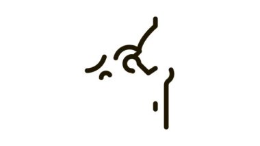 Kalça İmplantı Değiştirme Biyomateryal Simgesi Canlandırması