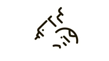 Şırınga Aşısı Biyomateryal Simgesi Canlandırması