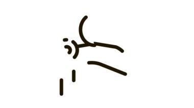 İğneli Omuz Ağrısı Simgesi Canlandırması