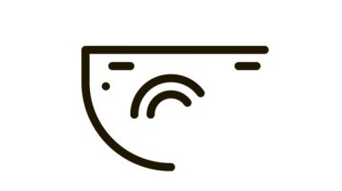 Güvenlik Gözetim Kamerası Simge Canlandırması