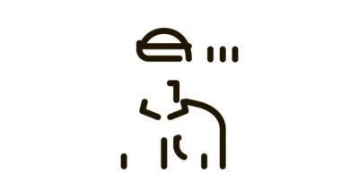 Polis Kontrolü Güvenlik Simgesi Canlandırması