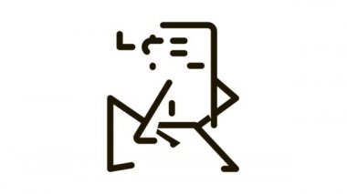 Sahte Para Suçlusu Sorumluluk Uyarı Simgesi Canlandırması