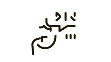 Kadın Genetik Molekül Simgesi Canlandırması